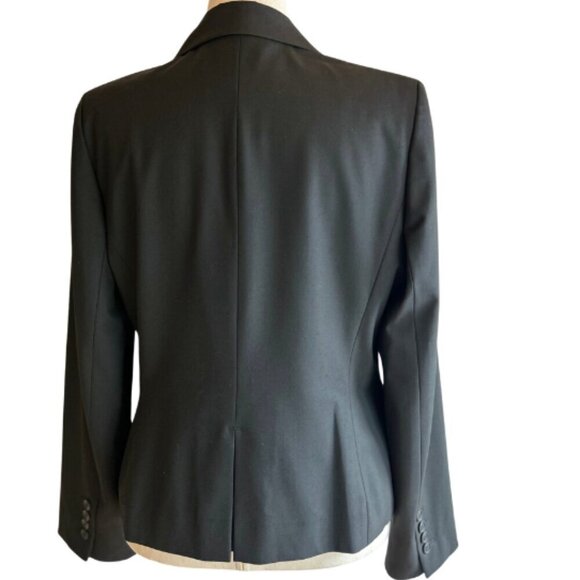 Ann Taylor 2 button Suit Jacket/Blazer Size 14 in Black - Picture 2 of 3
